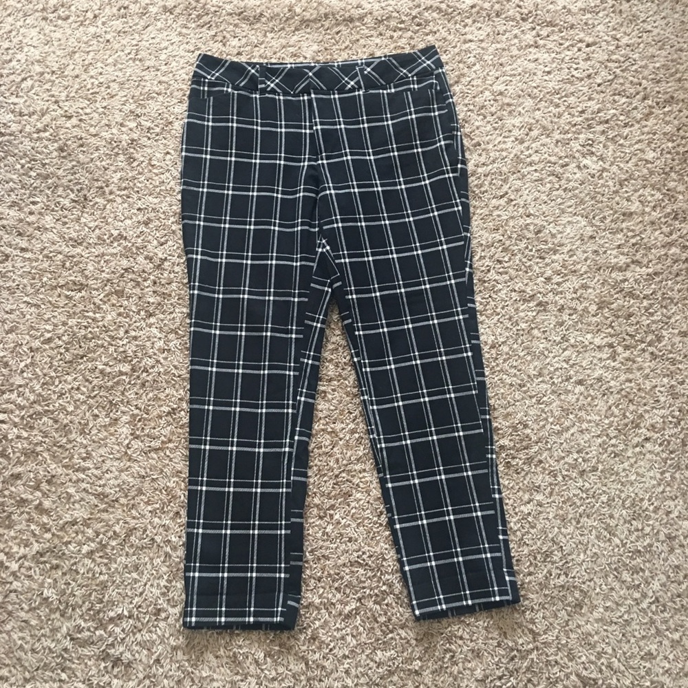 Black & White Grid Pants